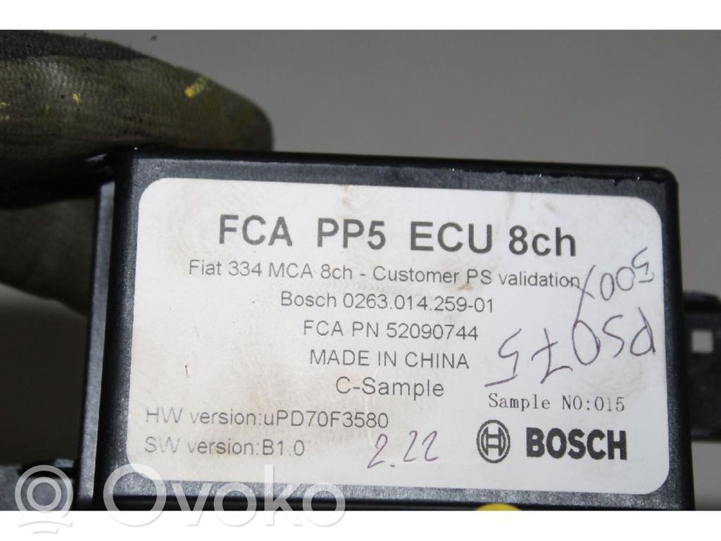 Sensor de aparcamiento PDC   52090744