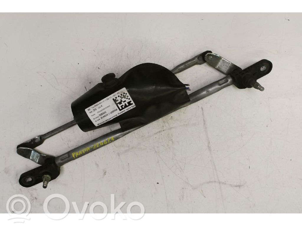 Fiat Panda II Mechanizm i silniczek wycieraczek szyby przedniej / czołowej 