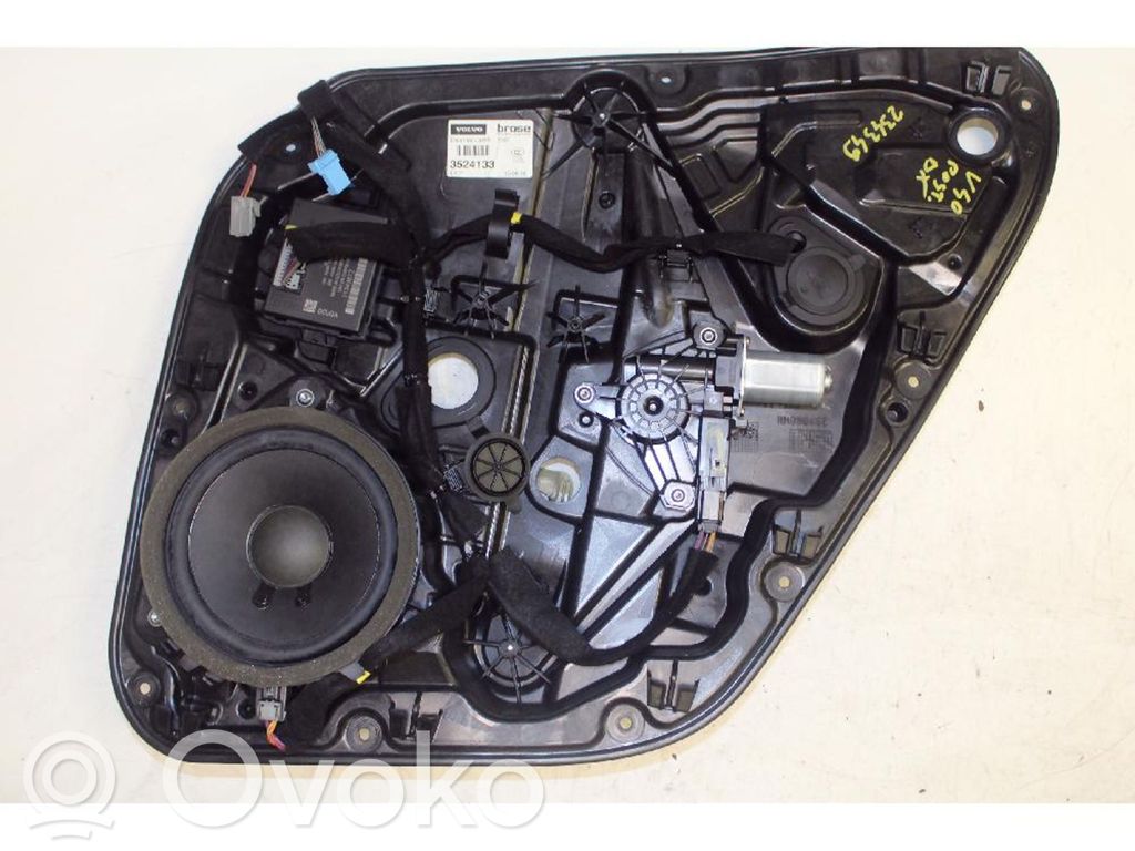 Volvo V40 Ręczny podnośnik szyby drzwi tylnych 