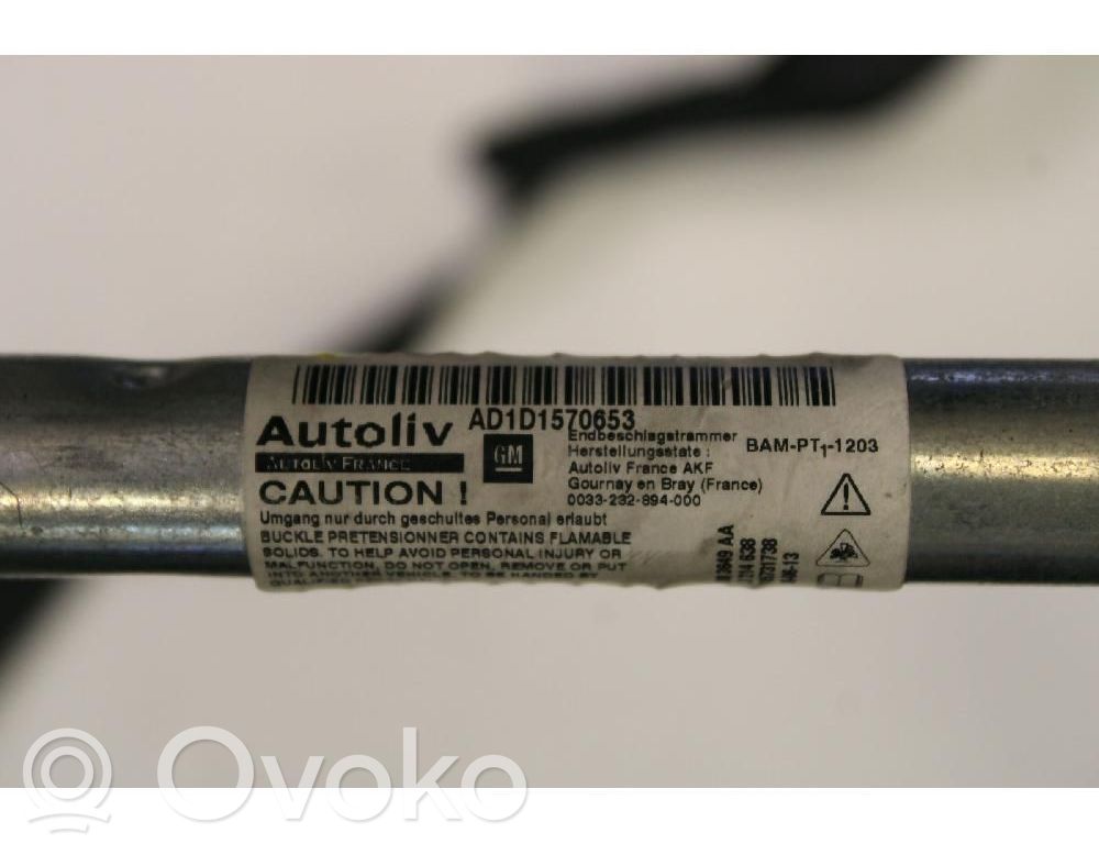 Opel Corsa D Cintura di sicurezza anteriore 