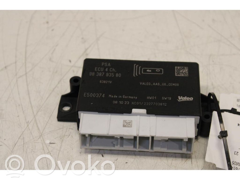Parkavimo daviklis PDC   PSA,2327703812,63821V,9838793580,E500374,GERMANY,MADE,VALEOAASG6CEM00