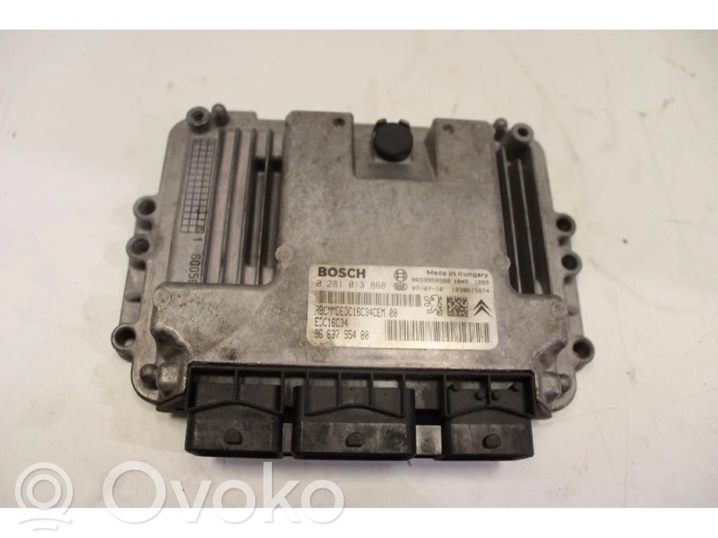 Peugeot 207 CC Unité / module de commande d'injection de carburant 