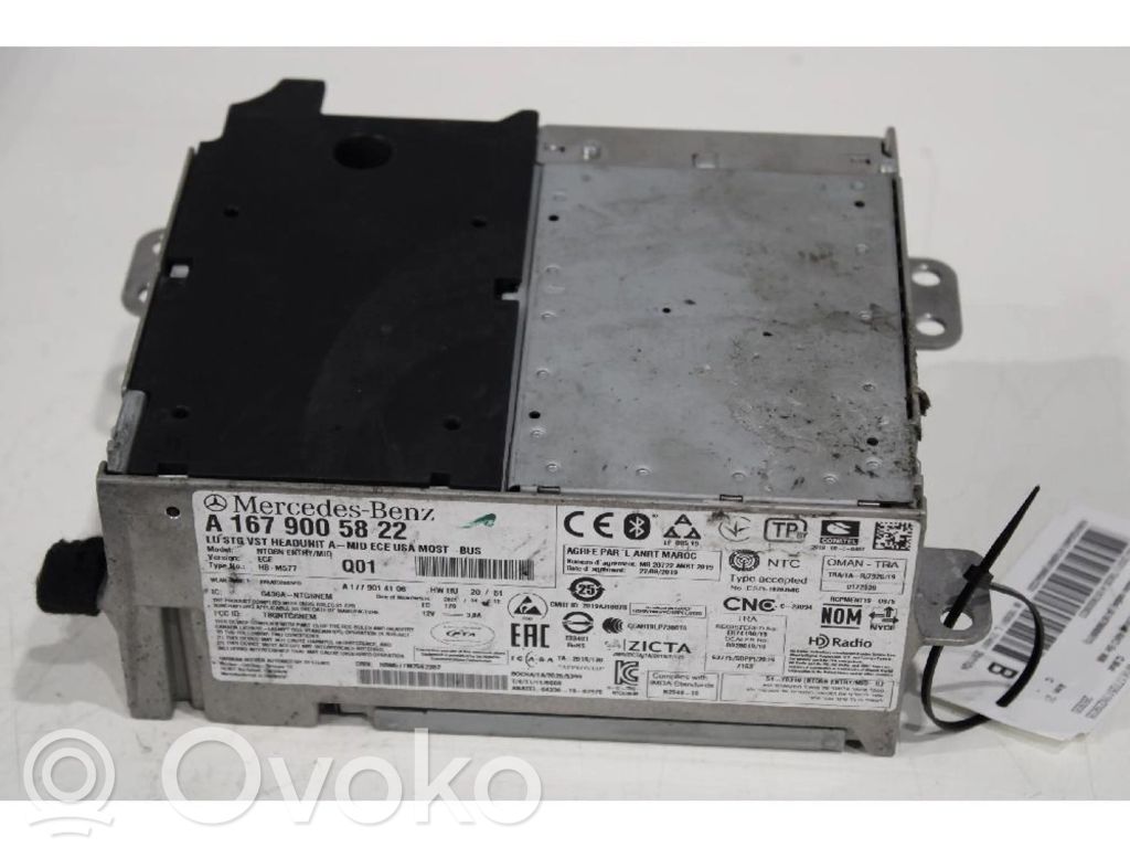 Panel / Radioodtwarzacz CD/DVD/GPS   A1679005822