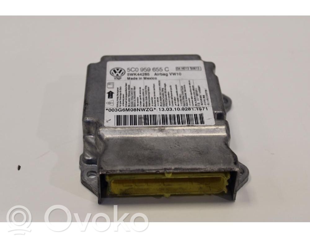 Volkswagen Golf VI Unitate/modul de comandă airbaguri 
