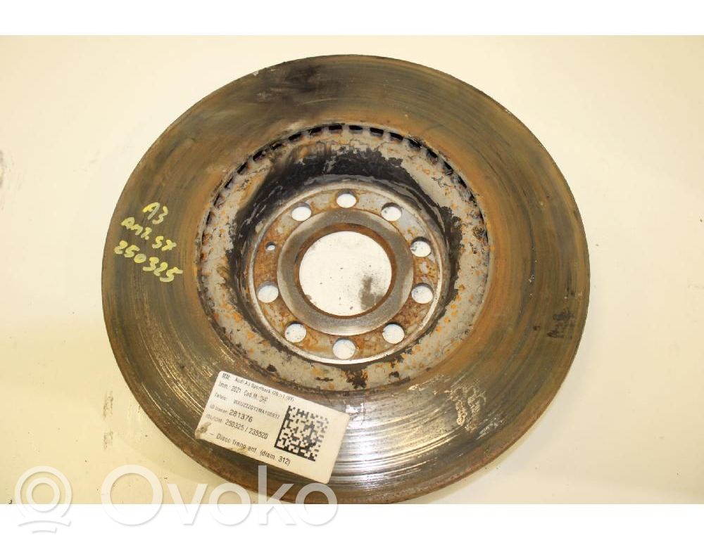 Disque de frein avant