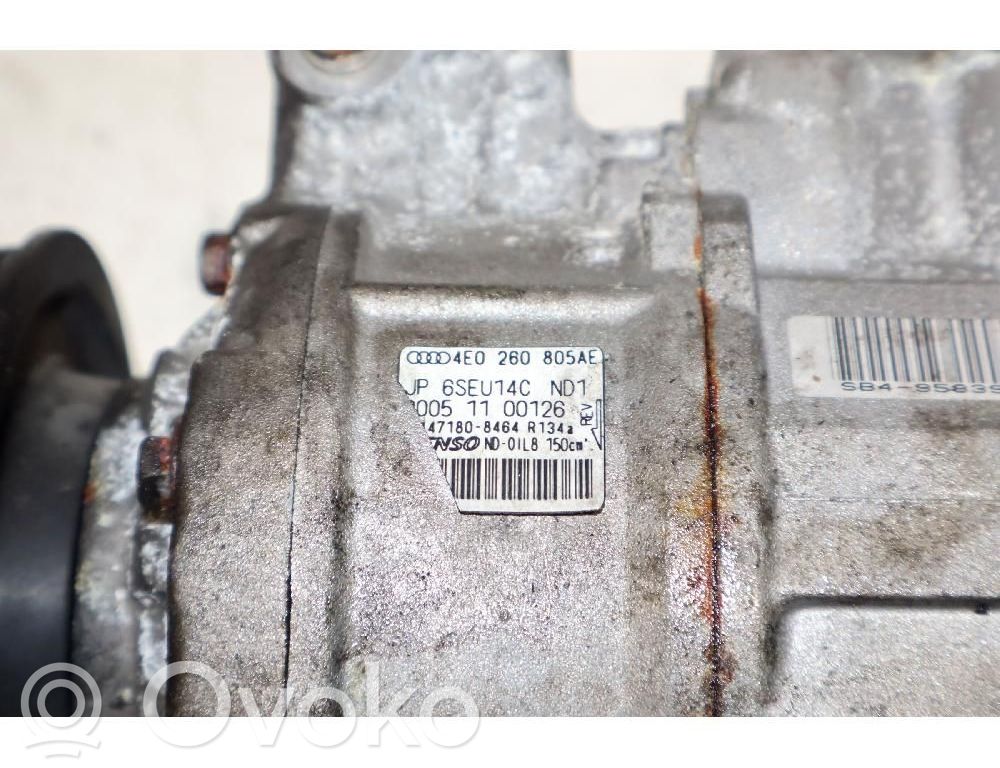 Ilmastointilaitteen kompressorin pumppu (A/C)   4E0260805AE