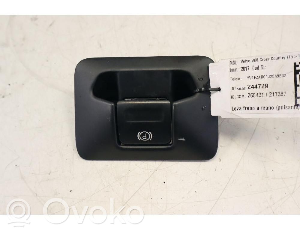 Volvo V60 Frein à main / assemblage du levier 