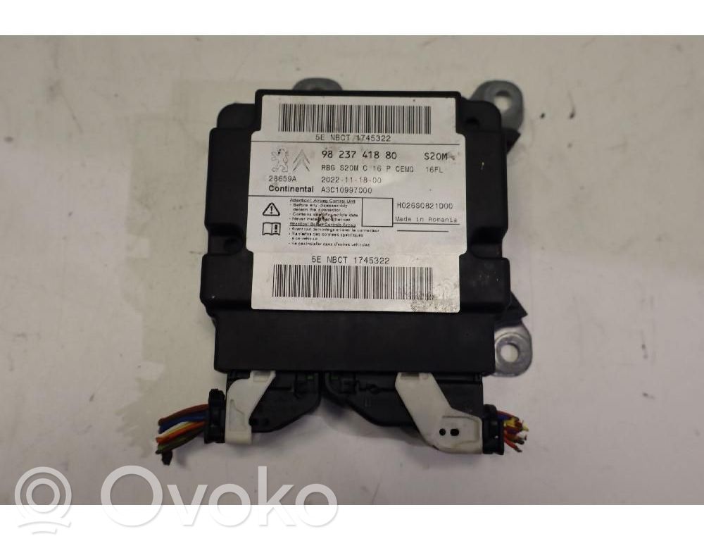 Peugeot 3008 II Unitate/modul de comandă airbaguri 