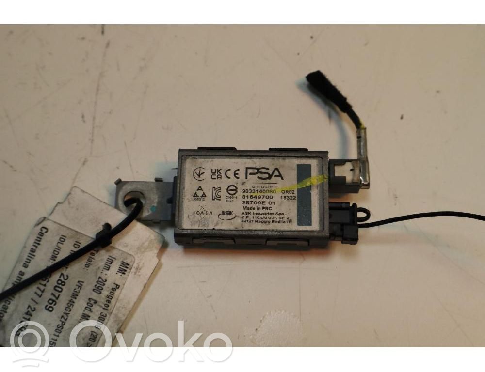 Boîtier de commande ASC / interrupteurs   9833140080