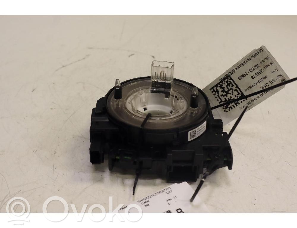 Volkswagen Golf VI Innesco anello di contatto dell’airbag (anello SRS)