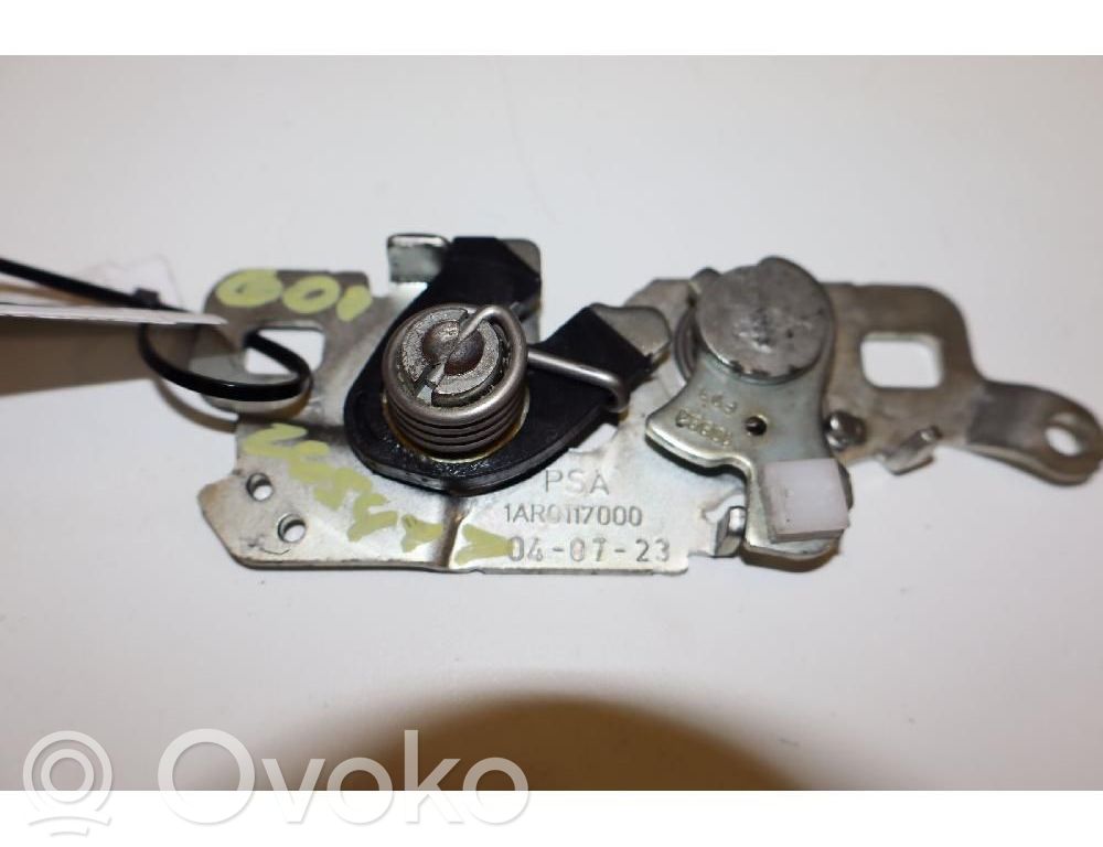 Fiat 600 Système poignée, câble ouverture de capot