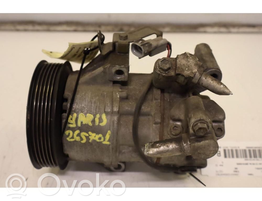 Toyota Yaris Kompresor / Sprężarka klimatyzacji A/C 