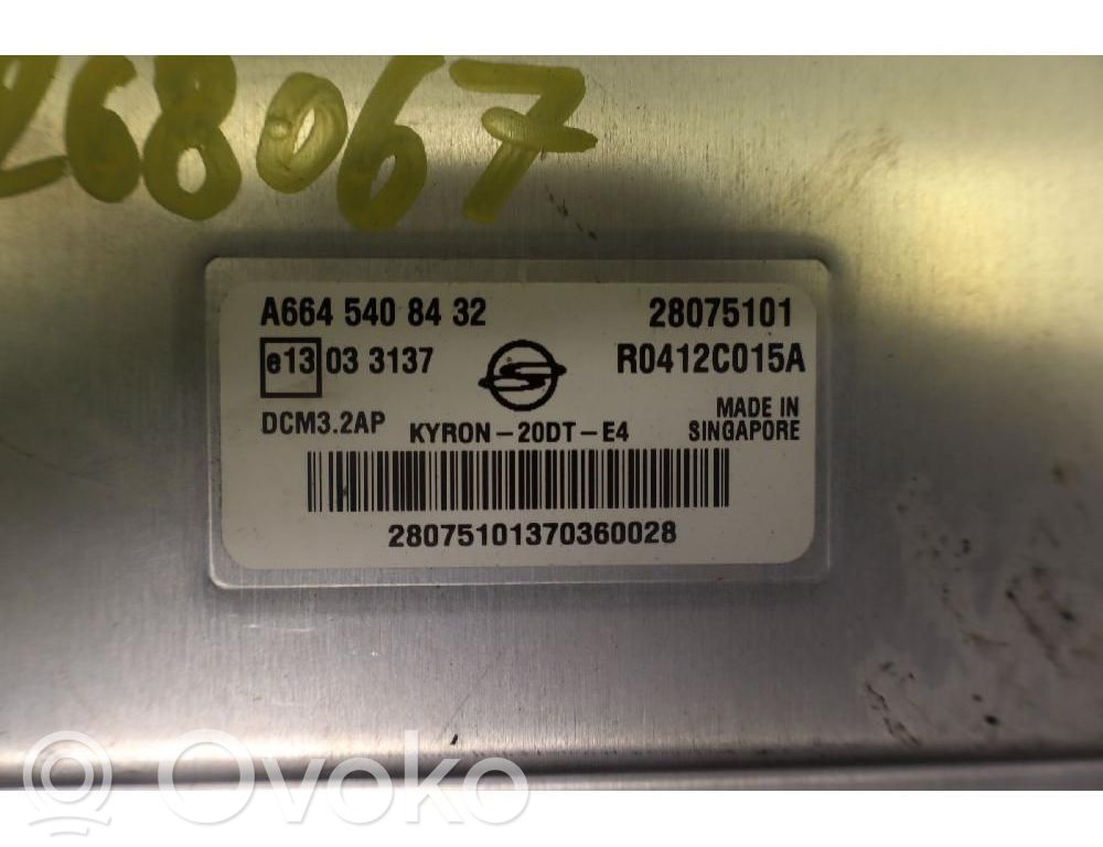 SsangYong Kyron Fuel injection control unit/module 