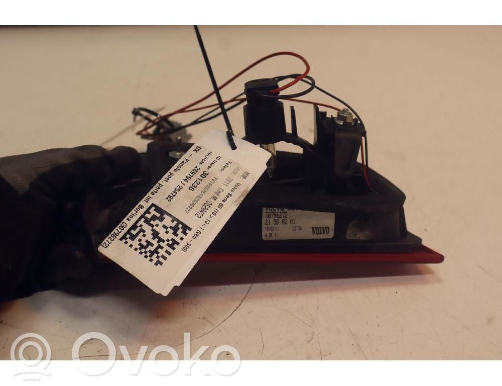 Volvo S60 Luci posteriori del portellone del bagagliaio