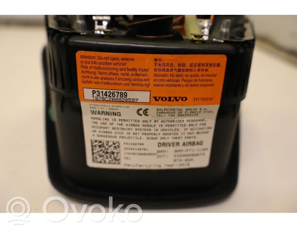 Volvo V40 Airbag dello sterzo 