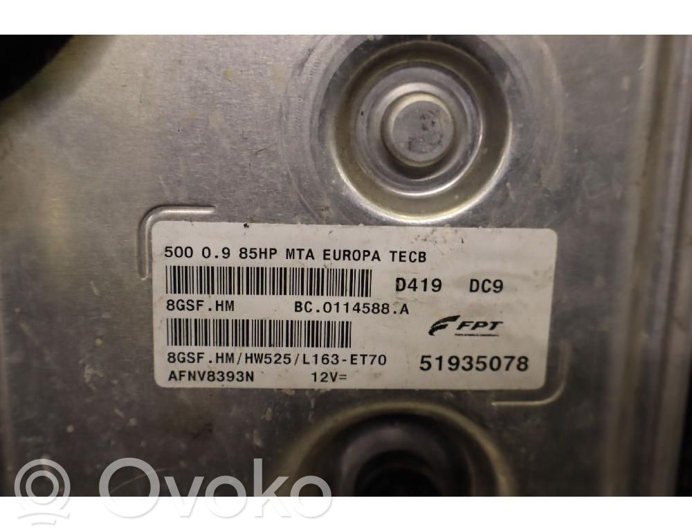 Fiat 500 Fuel injection control unit/module 