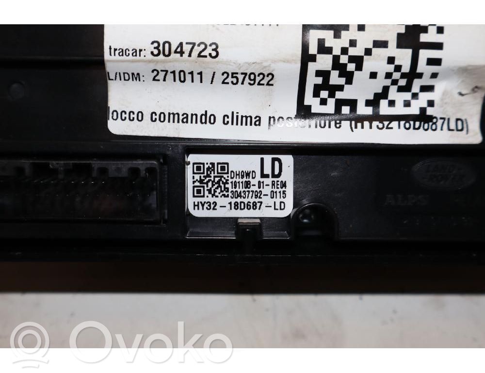 Panel klimatyzacji   HY3218D687LD
