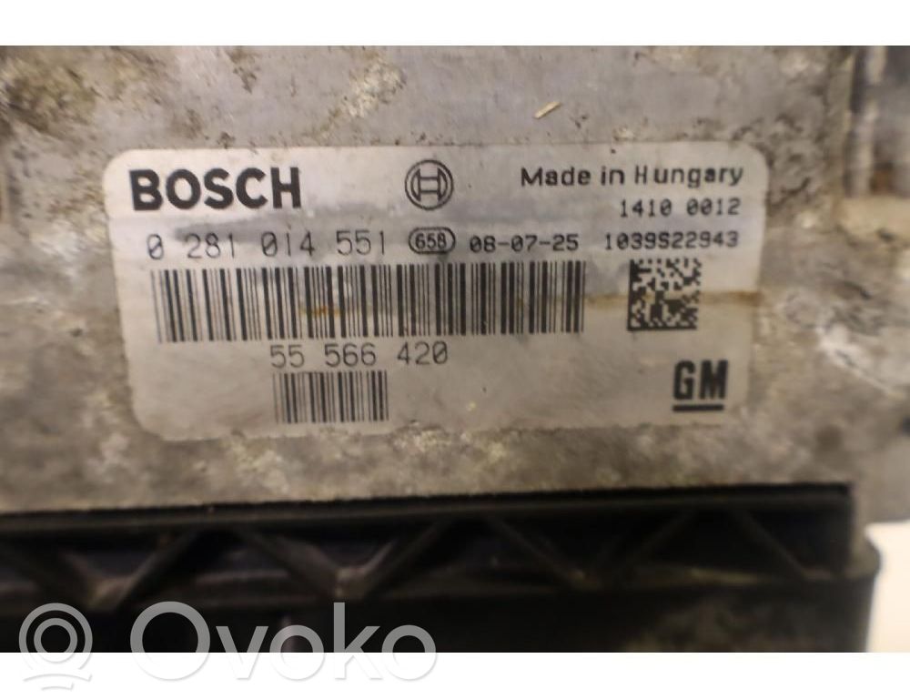 Unité / module de commande d'injection de carburant   0281014551