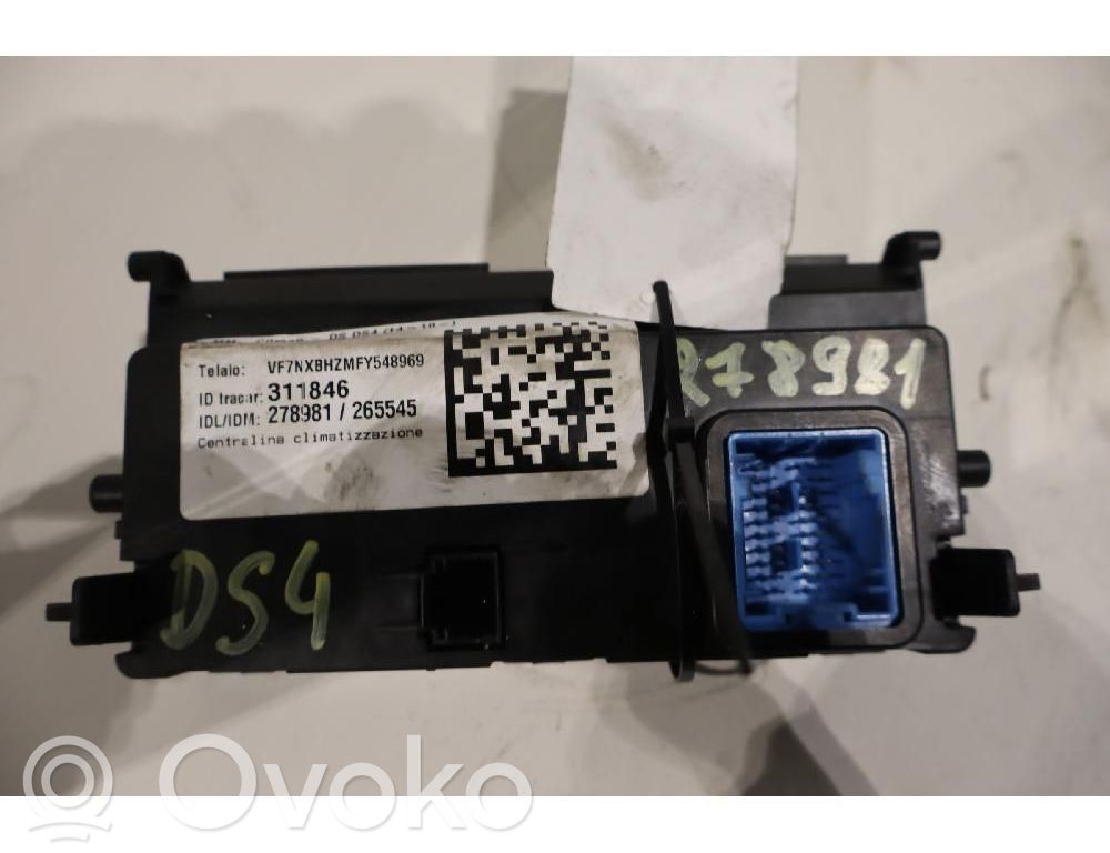 Citroen DS4 Centralina aria condizionata/riscaldamento