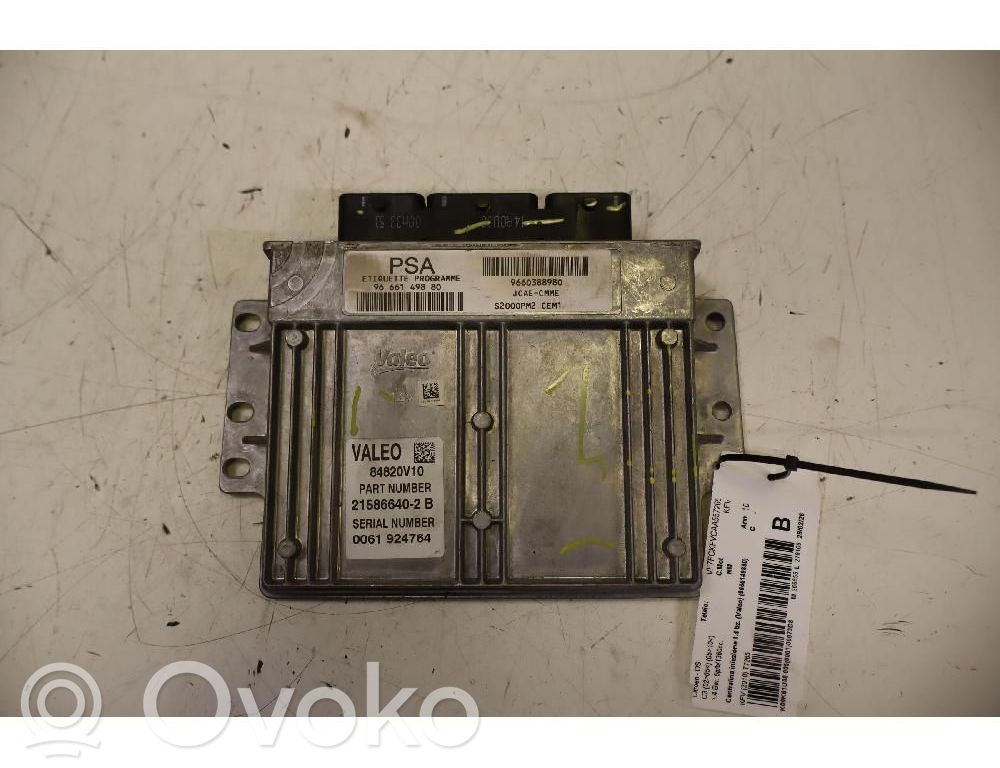Citroen C3 Degalų purkštukų (forsunkių) valdymo blokas 
