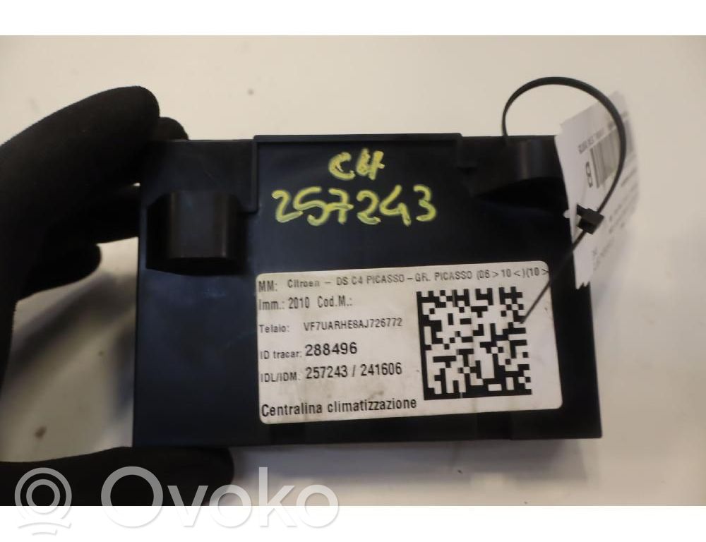 Citroen C4 Grand Picasso Unitate control aer condiționat/încălzire 