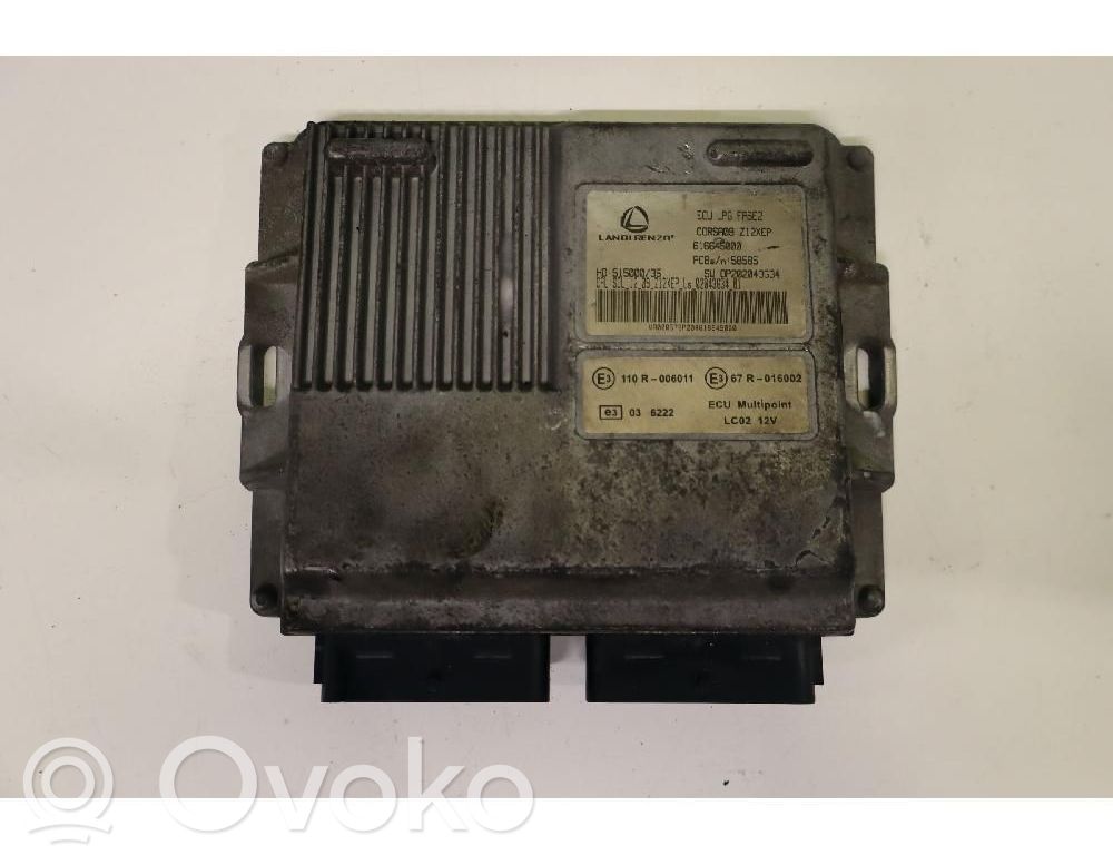 Opel Corsa D Air conditioning/heating control unit 