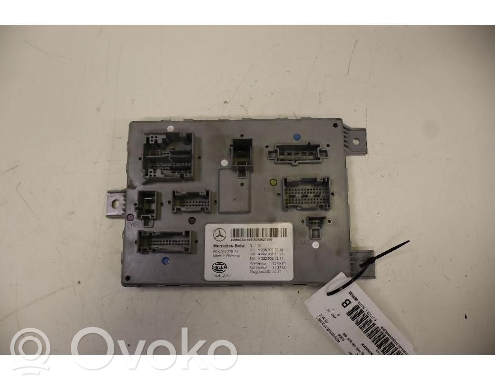 Boîtier de commande ASC / interrupteurs   A2059002019