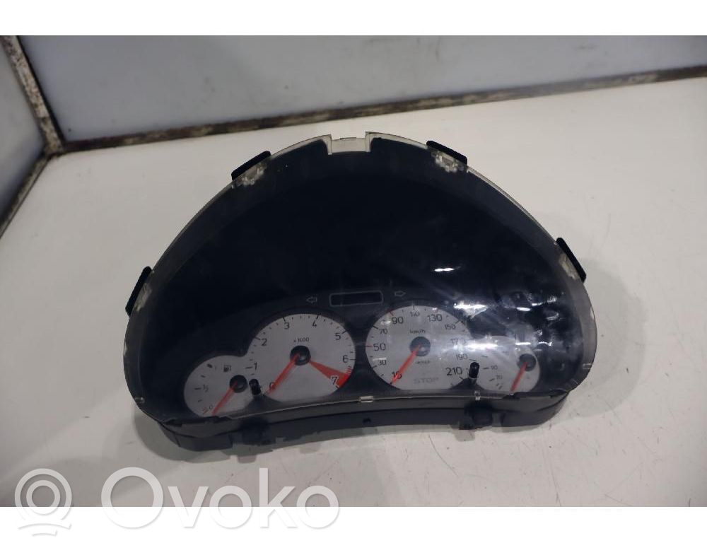 Peugeot 206 Vitezometru (grup de instrumente) 