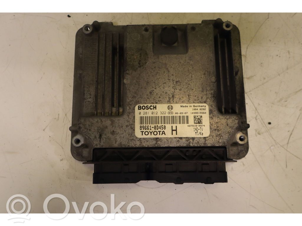 Toyota Yaris Sterownik / Moduł pompy wtryskowej 