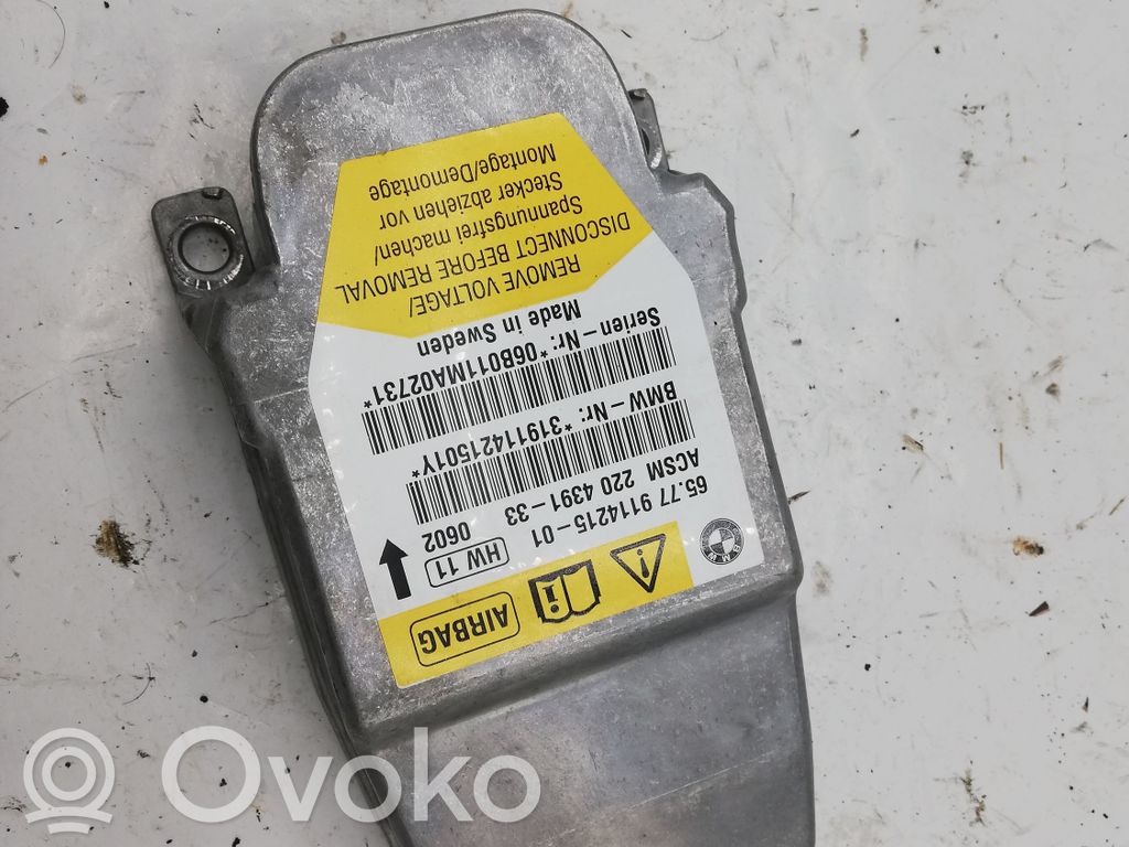BMW 5 E60 E61 Airbag control unit/module 