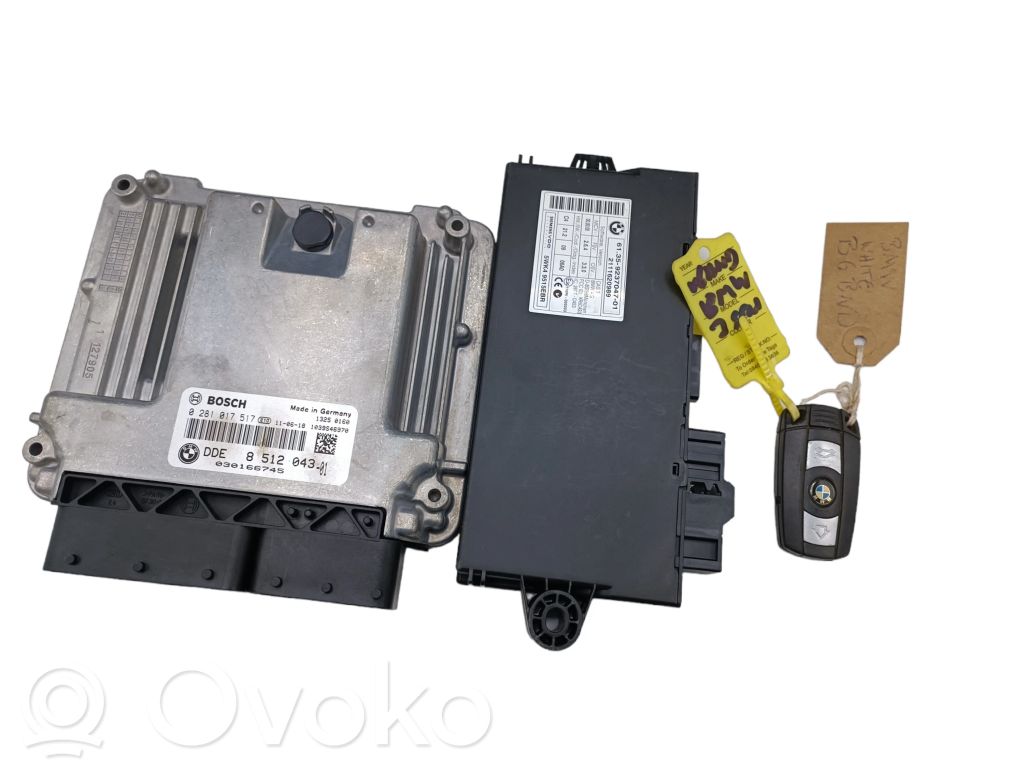 BMW 3 E90 E91 Engine ECU kit and lock set 