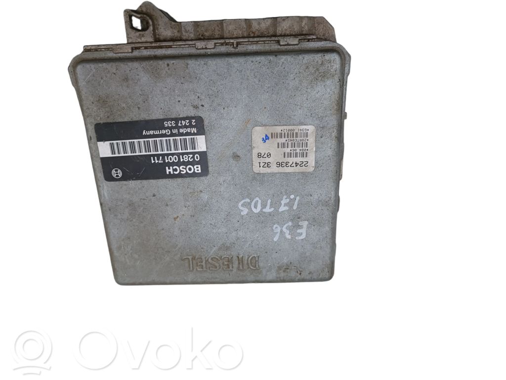 Engine control unit/module   22473363Z1,0281001711,2247335