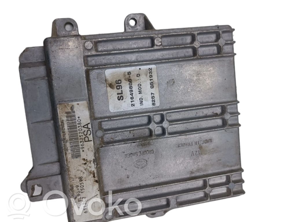 Peugeot Partner Engine control unit/module 