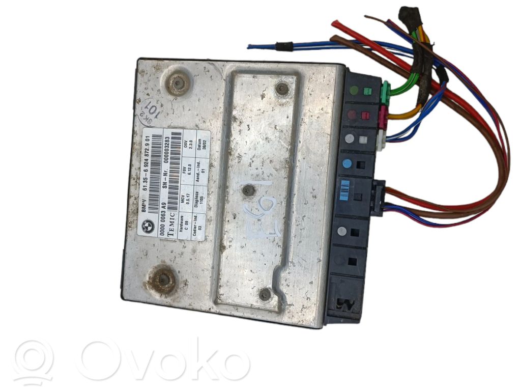BMW 5 E60 E61 Unidad de control del asiento 
