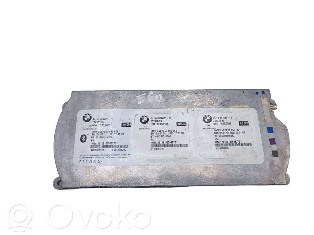 BMW 5 E60 E61 Bluetooth control unit module 