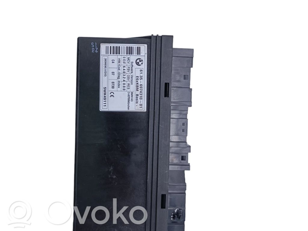 BMW 5 E60 E61 Komforto modulis 