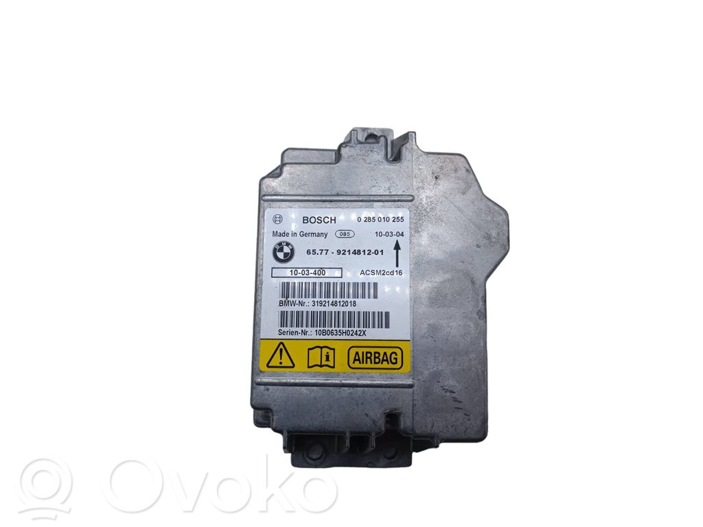 BMW 3 E92 E93 Airbag control unit/module 