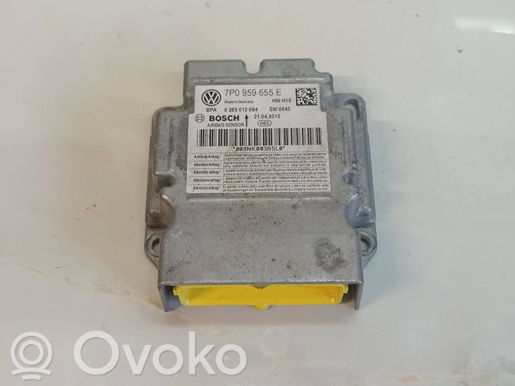 Volkswagen Touareg II Airbag control unit/module 