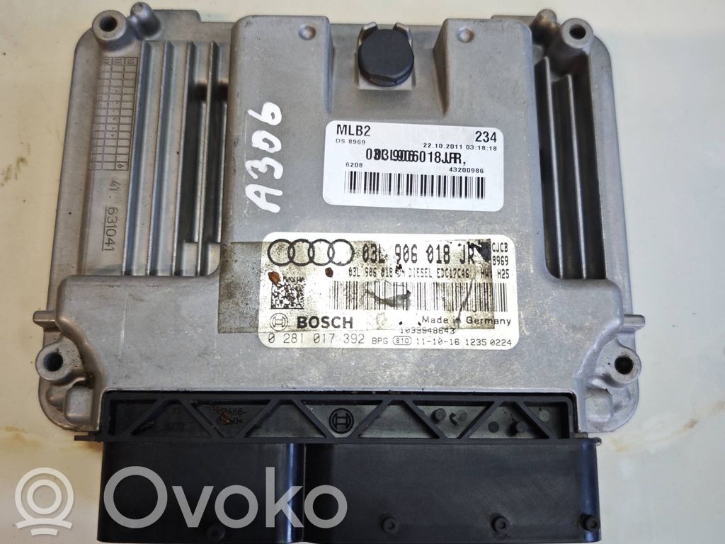 Audi A4 S4 B8 8K Engine control unit/module 