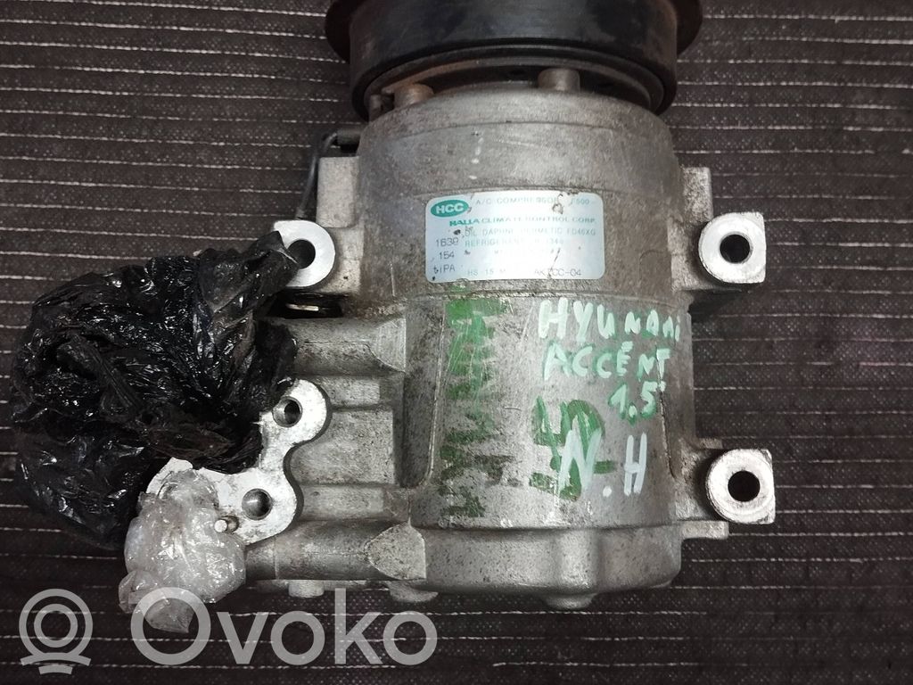 Hyundai Accent Air conditioning (A/C) compressor (pump) 
