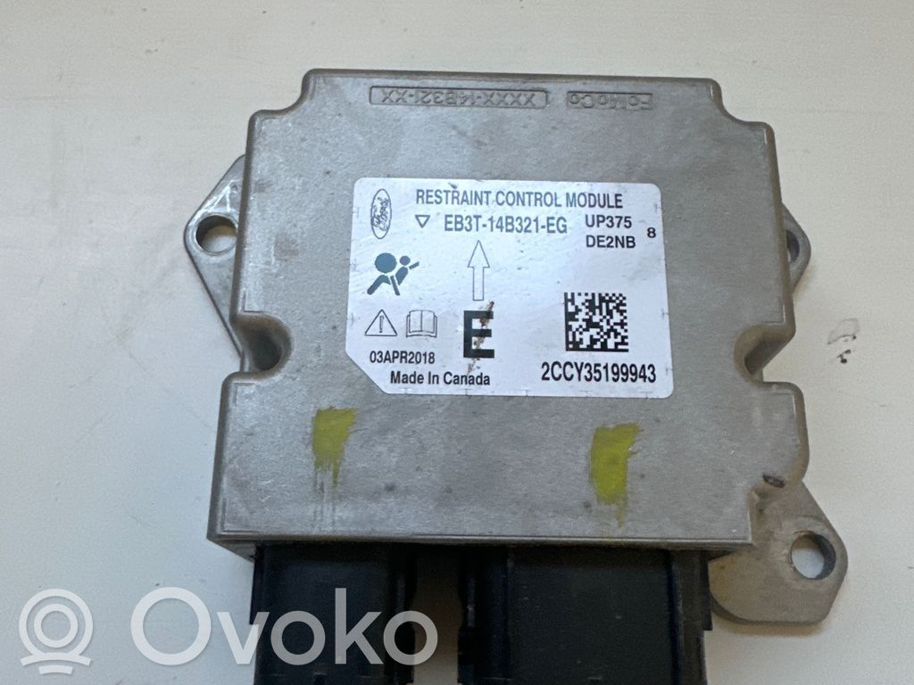 Airbag control unit/module   EB3T14B321EG,03APR2018,2C0935199943