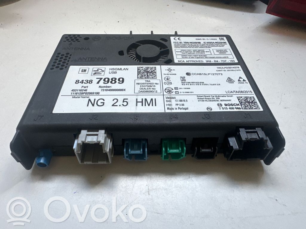 Opel Insignia B GPS navigation control unit/module 