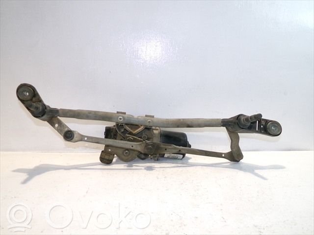 Renault Clio III Wischergestänge Wischermotor vorne 