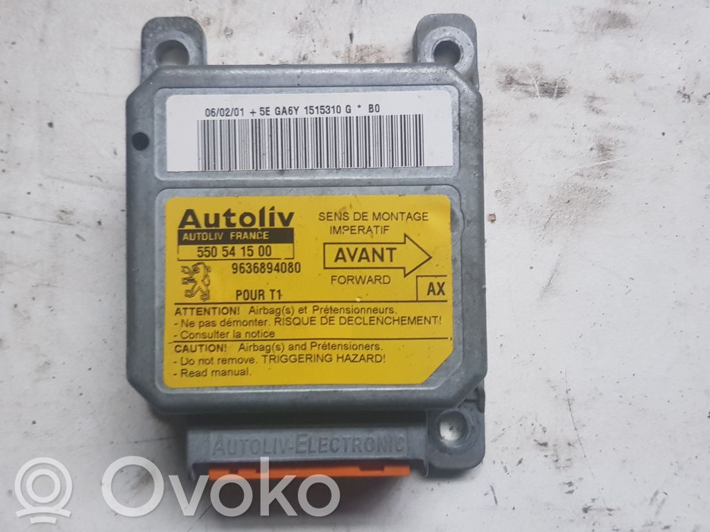 Peugeot 206 Airbag control unit/module 