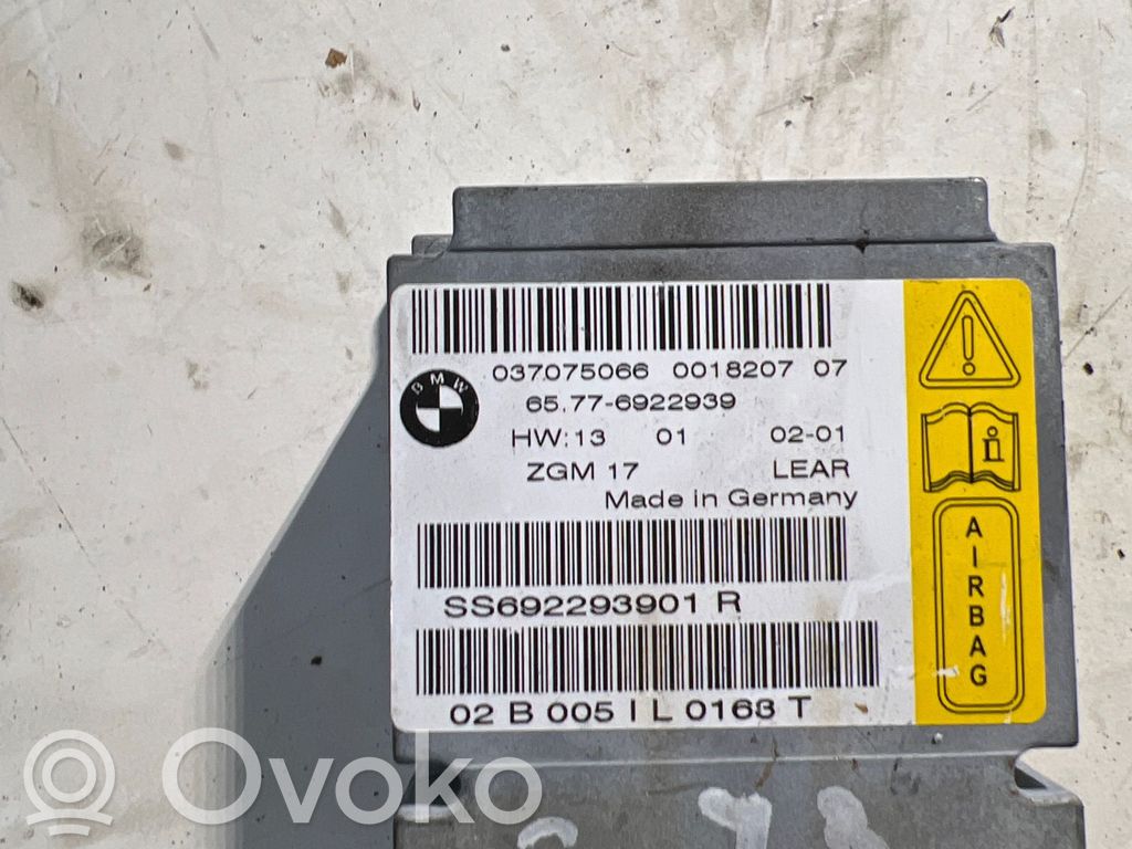 BMW 7 E65 E66 Airbag control unit/module 