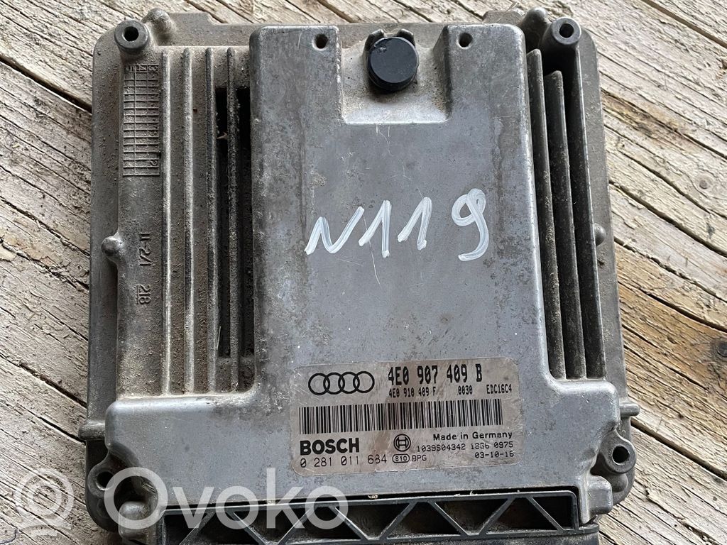 Audi A8 S8 D3 4E Engine control unit/module 