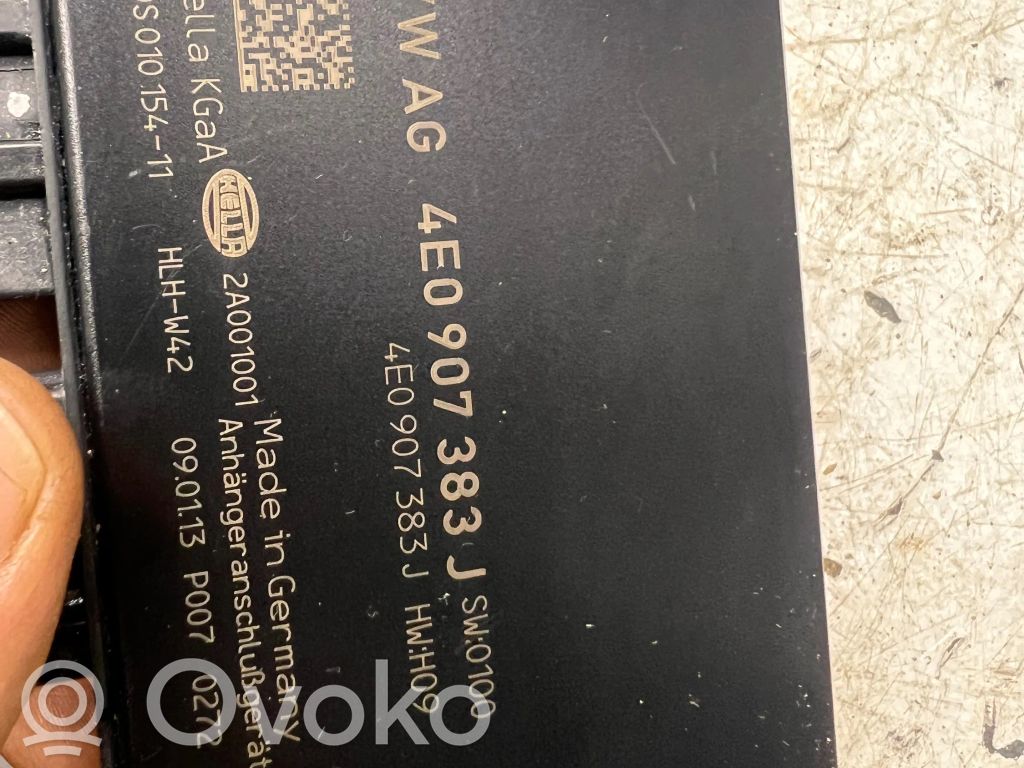 Audi Q7 4L Tow bar trailer control unit/module 