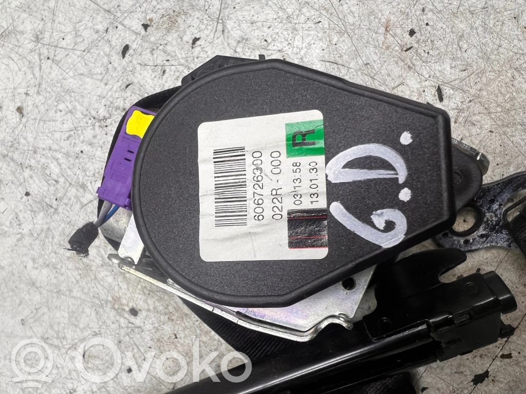 Audi Q7 4L Cinturón trasero 