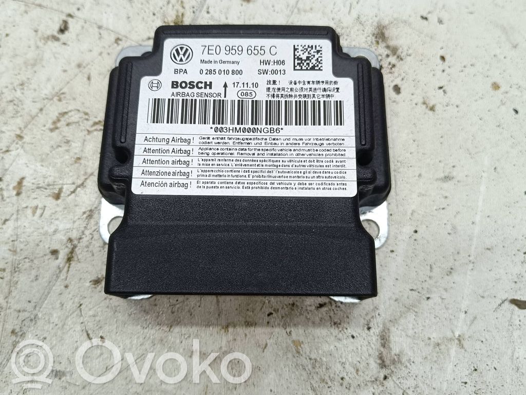 Volkswagen Transporter - Caravelle T5 Sterownik / Moduł Airbag 