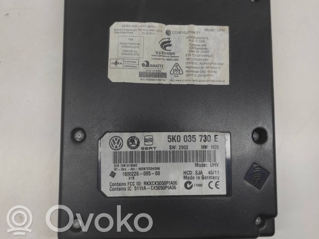 Skoda Octavia Mk2 (1Z) Bluetooth modulis 